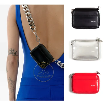New BLACK BIKE WALLET Designer Mini Chain Purse INS Fashion Thick Chain Mini Chest Shoulder Bag Crossbody Bag
New BLACK BIKE WALLET Designer Mini Chain Purse INS Fashion Thick Chain Mini Chest Shoulder Bag Crossbody Bag