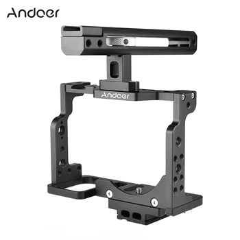 Andoer C15-B Camera Cage + Top Handle Kit Aluminum Alloy with Cold Shoe Mount Compatible with Nikon Z6/Z7 DSLR Camera
Andoer C15-B Camera Cage + Top Handle Kit Aluminum Alloy with Cold Shoe Mount Compatible with Nikon Z6/Z7 DSLR Camera