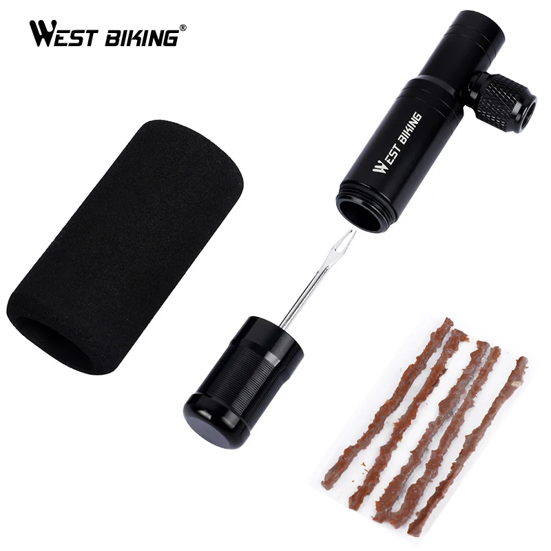 WEST BIKING 2 in 1 Mini Bike Pump CO2 Inflator Bicycle Tubeless Tire Repair Tool Presta & Schrader Valve MTB Cycling Air Pump
WEST BIKING 2 in 1 Mini Bike Pump CO2 Inflator Bicycle Tubeless Tire Repair Tool Presta & Schrader Valve MTB Cycling Air Pump
