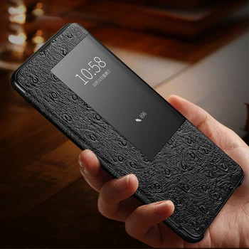 Signalshin Original Smart View Window Case For Huawei Mate 20 Pro Luxury Genuine Leather Phone Cover for Huawei P40 P20 P30 Pro
Signalshin Original Smart View Window Case For Huawei Mate 20 Pro Luxury Genuine Leather Phone Cover for Huawei P40 P20 P30 Pro