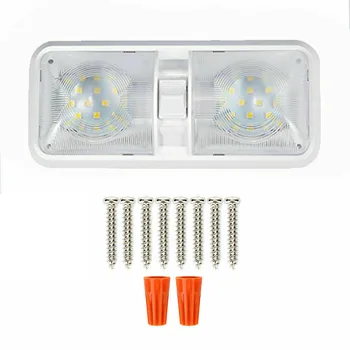 2X 12V Double LED Dome Interior Lights Vehicle RV Ceiling Cabin Camper Roof Lamp
2X 12V Double LED Dome Interior Lights Vehicle RV Ceiling Cabin Camper Roof Lamp
