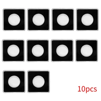 10pcs Case Coin Capsule Dustproof Home Storage Box Anti Scratch Container Display Direct Fit Transparent Gaine Square Organizer
10pcs Case Coin Capsule Dustproof Home Storage Box Anti Scratch Container Display Direct Fit Transparent Gaine Square Organizer