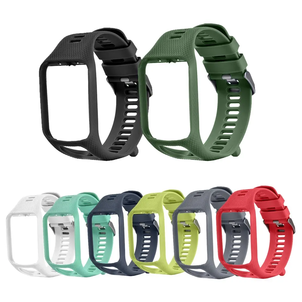 Silicone Square Watchbands Bracelet Strap Replacement TomTom 1 Multi-Sport GPS HRM CSS AM Cardio Runner Watch
Silicone Square Watchbands Bracelet Strap Replacement TomTom 1 Multi-Sport GPS HRM CSS AM Cardio Runner Watch
