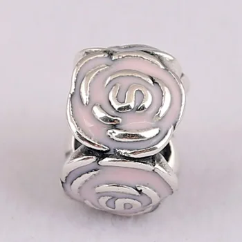 Original Pink Enamel Rose Flower Garden Beads Fit 925 Sterling Silver Bead Charm Bracelet Bangle DIY Jewelry 
Original Pink Enamel Rose Flower Garden Beads Fit 925 Sterling Silver Bead Charm Bracelet Bangle DIY Jewelry