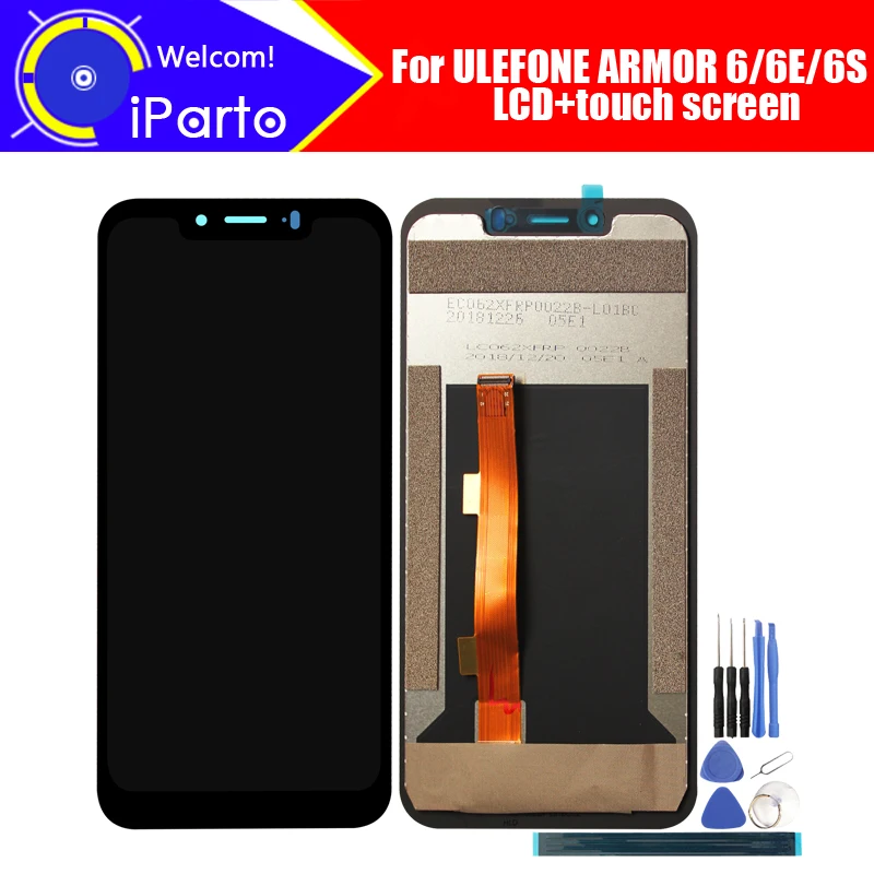 6 2 дюйма ULEFONE ARMOR ЖК-дисплей + сенсорный экран дигитайзер в сборе 100% Оригинальный