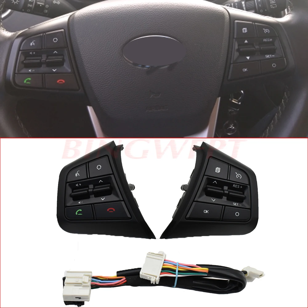 BINGWFPT For Hyundai ix25 (creta) 2.0L Steering Wheel Cruise Control Buttons Remote Volume button switches car accessories
BINGWFPT For Hyundai ix25 (creta) 2.0L Steering Wheel Cruise Control Buttons Remote Volume button switches car accessories