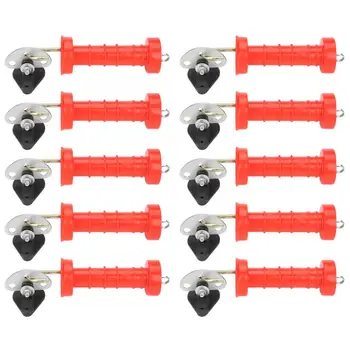 10Pcs Insulated Spring Gate Handles With 10pcs Insulators For Electric Fence Door Hardware Accessories Domestic Delivery
10Pcs Insulated Spring Gate Handles With 10pcs Insulators For Electric Fence Door Hardware Accessories Domestic Delivery