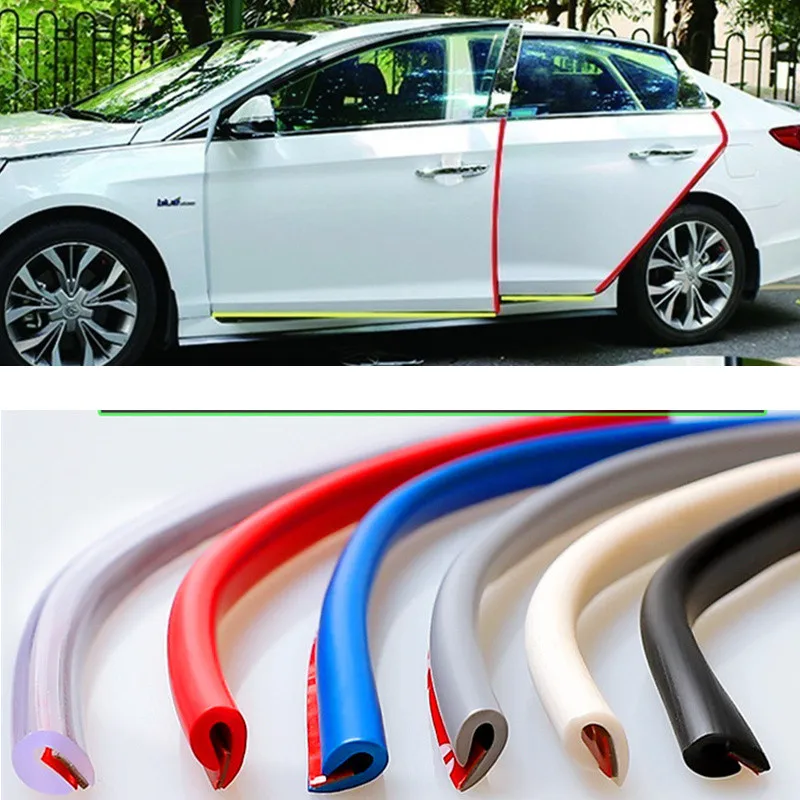 5M/Lot Auto Universal Car Door Edge Rubber Scratch Protector Moulding Strip Protection Strips Sealing Anti-rub DIY Car-styling
5M/Lot Auto Universal Car Door Edge Rubber Scratch Protector Moulding Strip Protection Strips Sealing Anti-rub DIY Car-styling