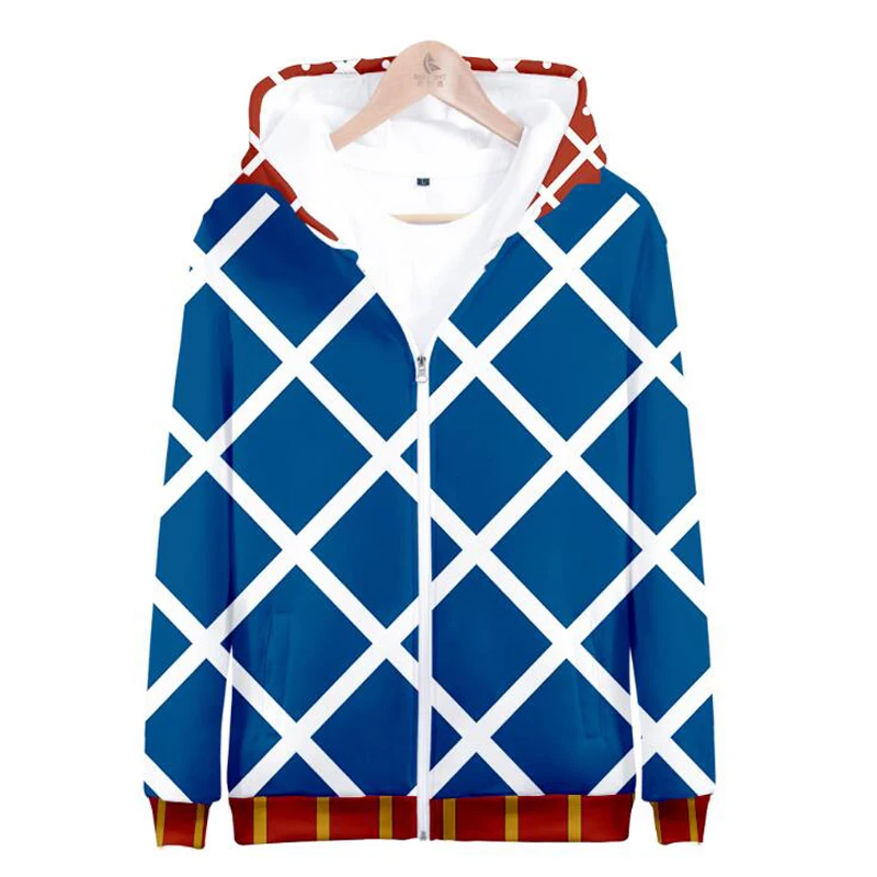 JOJO Bizarre Adventure 3D Hoodies Zipper Jackets Jojo Siwa Trish Kira Yoshikage Joestar Kujo Jotaro GUIDO MISTA Cosplay Costume
JOJO Bizarre Adventure 3D Hoodies Zipper Jackets Jojo Siwa Trish Kira Yoshikage Joestar Kujo Jotaro GUIDO MISTA Cosplay Costume