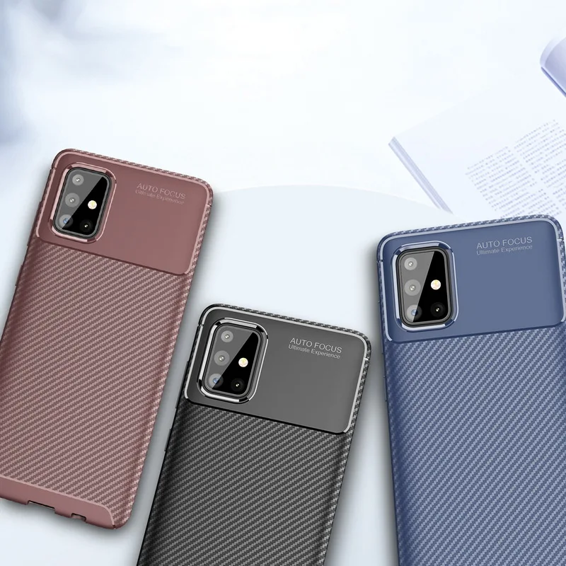 For Samsung S20 Note 10 9 8 S10 S9 Plus A51 A71 A10 A20 A30 A40 A50 A70 A20E A20S Soft Silicone Carbon Fiber TPU Shockproof Case
For Samsung S20 Note 10 9 8 S10 S9 Plus A51 A71 A10 A20 A30 A40 A50 A70 A20E A20S Soft Silicone Carbon Fiber TPU Shockproof Case