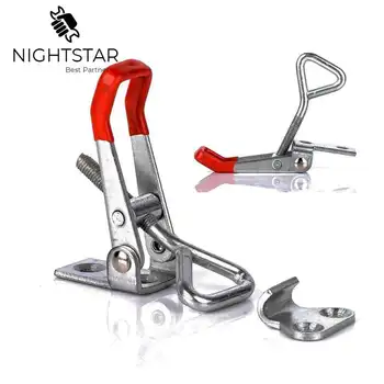 Professional Universal Quick Metal 150Kg 330 Lbs Hold Holding Capacity Latch Hand Tool Toggle Clamp for Woodworking
Professional Universal Quick Metal 150Kg 330 Lbs Hold Holding Capacity Latch Hand Tool Toggle Clamp for Woodworking