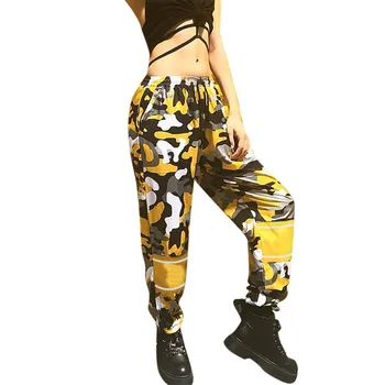 Women Autumn Winter Camouflage Printed Elastic Loose Straight High Waist Casual Trousers pantalones mujer #35
Women Autumn Winter Camouflage Printed Elastic Loose Straight High Waist Casual Trousers pantalones mujer #35