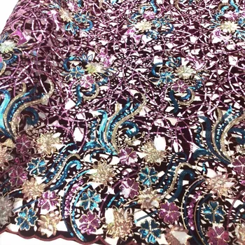 (5yards/pc) high quality wine red French lace fabric fancy sequins embroidered African velvet net lace fabric for party FZZ909
(5yards/pc) high quality wine red French lace fabric fancy sequins embroidered African velvet net lace fabric for party FZZ909