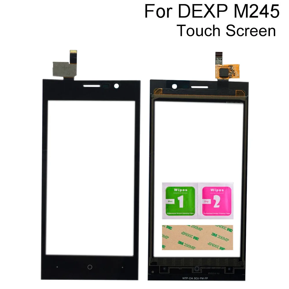 Стеклянная панель для сенсорного экрана телефона DEXP Ixion M245 сенсорный сенсор