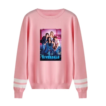 Hot O-Neck Riverdale Sweaters Suitable Spring Pullovers Men Women Fashion Autumn Hip Hop Sweaters pink girls comfortable Tops
Hot O-Neck Riverdale Sweaters Suitable Spring Pullovers Men Women Fashion Autumn Hip Hop Sweaters pink girls comfortable Tops