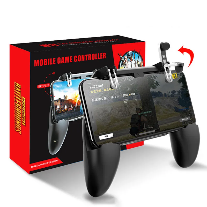 W10 PUGB Mobile Game Controller Free Fire PUBG Mobile Joystick Gamepad Metal L1 R1 Button for iPhone Gaming Pad Android
W10 PUGB Mobile Game Controller Free Fire PUBG Mobile Joystick Gamepad Metal L1 R1 Button for iPhone Gaming Pad Android