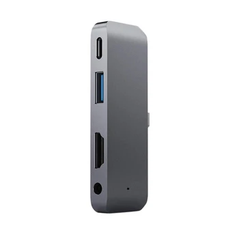 HOT-Type-C Hub Adapter Mobile Pro Usb-C/Pd Charging/4K Hdmi/Usb 3.0/3.5Mm Headphone Jack-Compatible with 2018 Ipad Pro
HOT-Type-C Hub Adapter Mobile Pro Usb-C/Pd Charging/4K Hdmi/Usb 3.0/3.5Mm Headphone Jack-Compatible with 2018 Ipad Pro