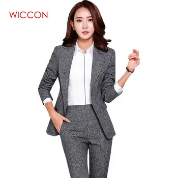 Blazers Suit Spring Autumn Women Pants Suits 2 Two Piece Sets Single Button OL Jacket & Pants Female High Quality Business Suits
Blazers Suit Spring Autumn Women Pants Suits 2 Two Piece Sets Single Button OL Jacket & Pants Female High Quality Business Suits