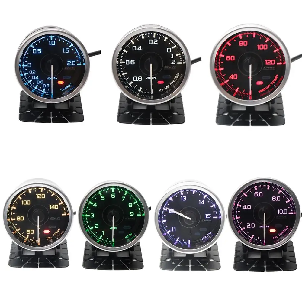 Defi A1 60mm universal gauge tachometer vacuum water temp gauge 7 colors multifunctional meter
Defi A1 60mm universal gauge tachometer vacuum water temp gauge 7 colors multifunctional meter