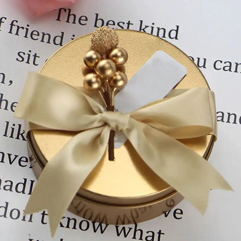chocolate box for wedding favor party bridal shower with ribbon