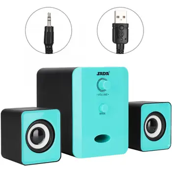 SADA D-201 Mini USB Bluetooth Speaker Heavy Bass for Desktop Laptop Computer Mobile Phone 2.1 surround sound subwoofer
SADA D-201 Mini USB Bluetooth Speaker Heavy Bass for Desktop Laptop Computer Mobile Phone 2.1 surround sound subwoofer