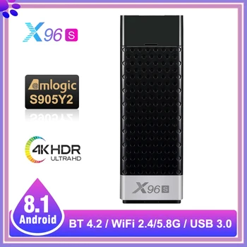 2020 X96 S Smart TV BOX Android 9.0 2G4G DDR3 Amlogic S905Y2 2.4/5.8G Dual-Band WIFI BT V4.2 4K HD Media Player Set Top Box X96
2020 X96 S Smart TV BOX Android 9.0 2G4G DDR3 Amlogic S905Y2 2.4/5.8G Dual-Band WIFI BT V4.2 4K HD Media Player Set Top Box X96