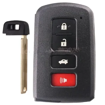 DAKATU Replacement New Smart Remote Key Shell 4 Button for Toyota Camry Hybrid Avalon Corolla Highlander RAV4 wtih TOY12 Blade
DAKATU Replacement New Smart Remote Key Shell 4 Button for Toyota Camry Hybrid Avalon Corolla Highlander RAV4 wtih TOY12 Blade