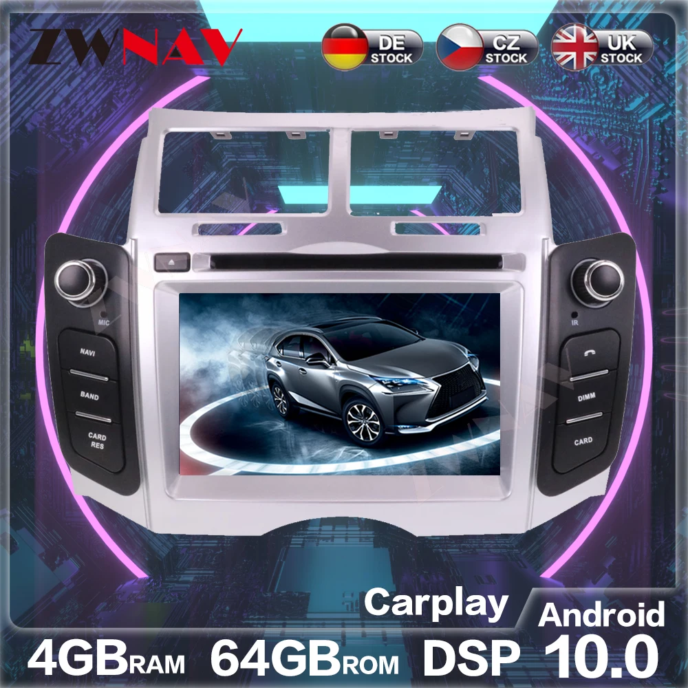 Android 10 4GB+64GB Px6 Car GPS Navigation For Toyota Yaris 2005-2011 Auto Stereo Multimedia Player Radio Recorder Head Unit DSP
Android 10 4GB+64GB Px6 Car GPS Navigation For Toyota Yaris 2005-2011 Auto Stereo Multimedia Player Radio Recorder Head Unit DSP
