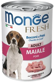 MONGE MONGE ADULT DOG FRESH CHUNKS IN LOAF for adult dogs meatloaf with pork 400g
MONGE MONGE ADULT DOG FRESH CHUNKS IN LOAF for adult dogs meatloaf with pork 400g