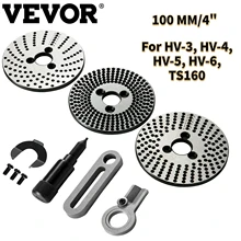 VEVOR 3PCS 4inch Dividing Head Index Plate for Rotary Tables Milling Work in Model HV-3, HV-4, HV-5, HV-6, TS160 W/ Crank Handle
VEVOR 3PCS 4inch Dividing Head Index Plate for Rotary Tables Milling Work in Model HV-3, HV-4, HV-5, HV-6, TS160 W/ Crank Handle
