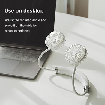 Hands-free Neck Band Hands-Free Hanging USB Rechargeable Dual Fan Mini Air Cooler Summer Portable for Car Household Office New
Hands-free Neck Band Hands-Free Hanging USB Rechargeable Dual Fan Mini Air Cooler Summer Portable for Car Household Office New