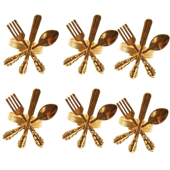 6 Pack Creative Napkin Buckle Fork Knife Spoon Silver Napkin Rings Tableware Napkin Holder for Wedding Party Table Decoration,Go
6 Pack Creative Napkin Buckle Fork Knife Spoon Silver Napkin Rings Tableware Napkin Holder for Wedding Party Table Decoration,Go