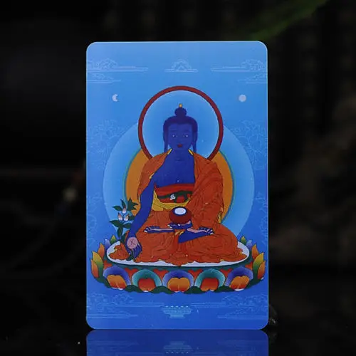 Collection Tibetan Buddhism Exquisite Painting Amulet Thangka Pharmacist Medicine Buddha Safe And Good Luck Card Gift
Collection Tibetan Buddhism Exquisite Painting Amulet Thangka Pharmacist Medicine Buddha Safe And Good Luck Card Gift