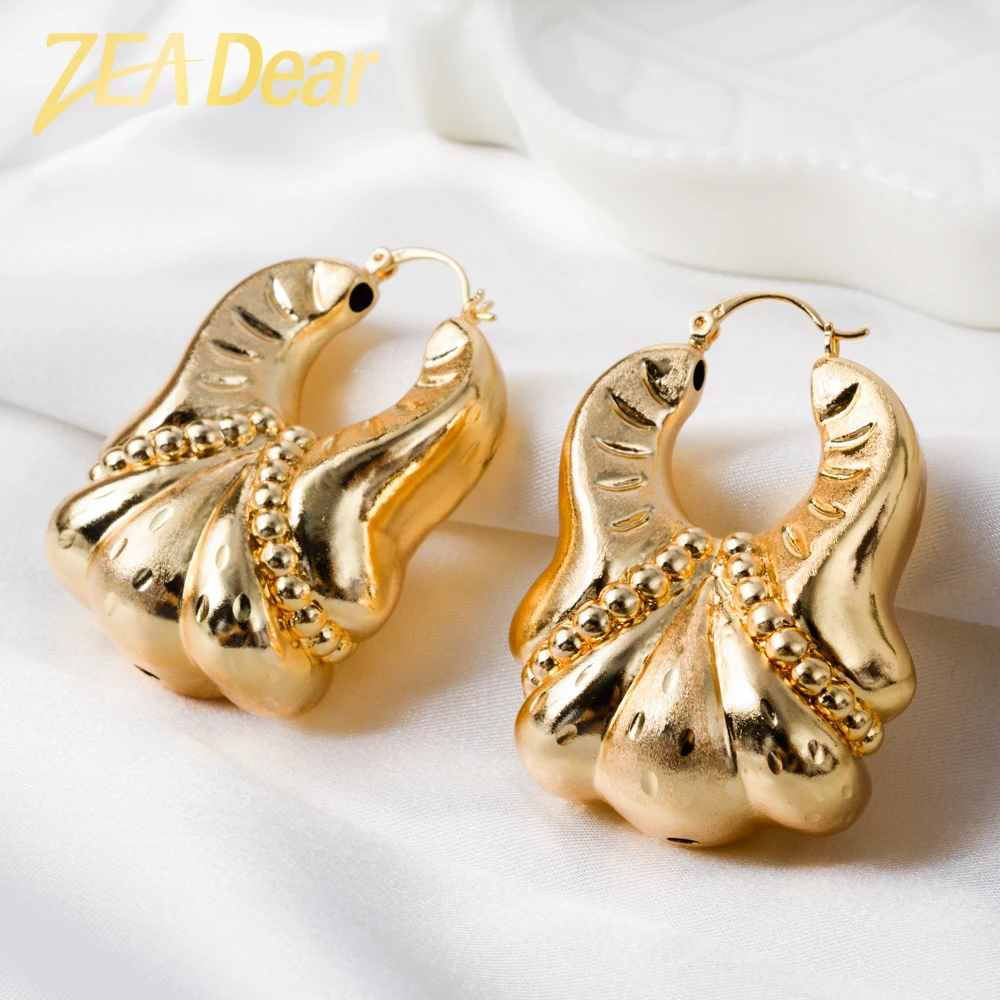 ZEADear Jewelry Fashion Earrings Copper African Nigeria Large Style Hoop Earrings For Women High Quality Classic Party Wedding
ZEADear Jewelry Fashion Earrings Copper African Nigeria Large Style Hoop Earrings For Women High Quality Classic Party Wedding