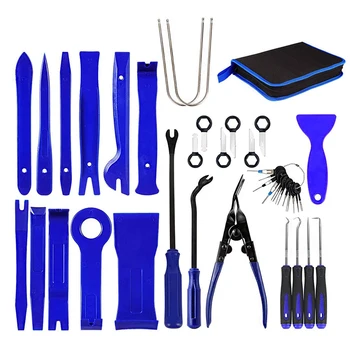 38Pcs Trim Removal Tool, Pry Kit Car Panel Tool Radio Removal Tool Kit, Auto Clip Pliers Fastener Remover Pry Tool Kit
38Pcs Trim Removal Tool, Pry Kit Car Panel Tool Radio Removal Tool Kit, Auto Clip Pliers Fastener Remover Pry Tool Kit