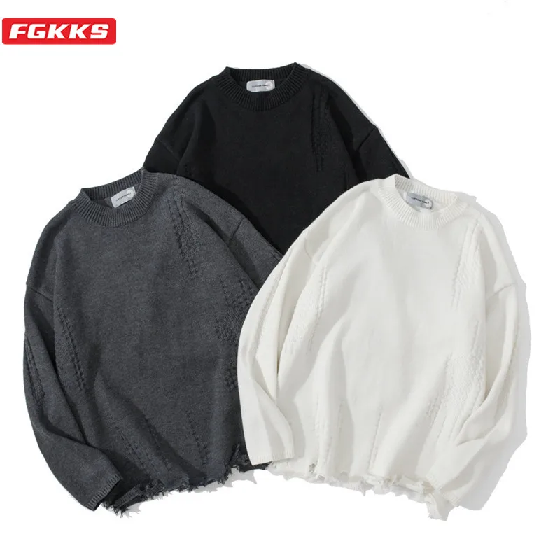 FGKKS Fashion Brand Men Solid Sweaters Men High Street Wild O-Neck Pullover Sweater Autumn New Casual Base Sweater Tops Male 
FGKKS Fashion Brand Men Solid Sweaters Men High Street Wild O-Neck Pullover Sweater Autumn New Casual Base Sweater Tops Male