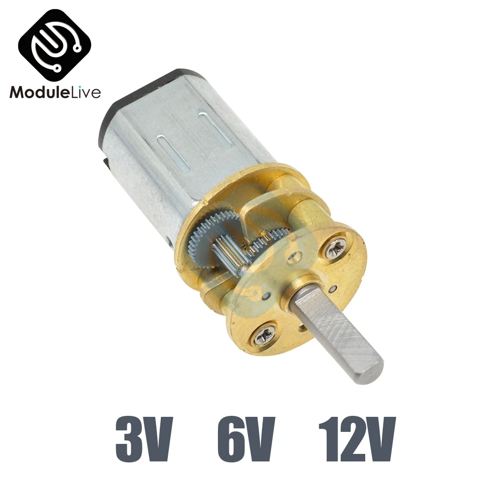 GA13-N20 DC 3V 6V 12V 100RPM N20 Micro Speed Gear Motor Reduction Reduce Gear Motors With Metal Gearbox Wheel Diy Kits
GA13-N20 DC 3V 6V 12V 100RPM N20 Micro Speed Gear Motor Reduction Reduce Gear Motors With Metal Gearbox Wheel Diy Kits