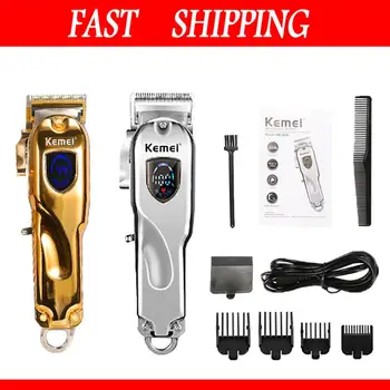 Kemei 2010 Portable Hair Clippeprofessional Retro Oil Electric Cordless Trimmer Wireless Haircut Machine for Men R 2 Hours
Kemei 2010 Portable Hair Clippeprofessional Retro Oil Electric Cordless Trimmer Wireless Haircut Machine for Men R 2 Hours