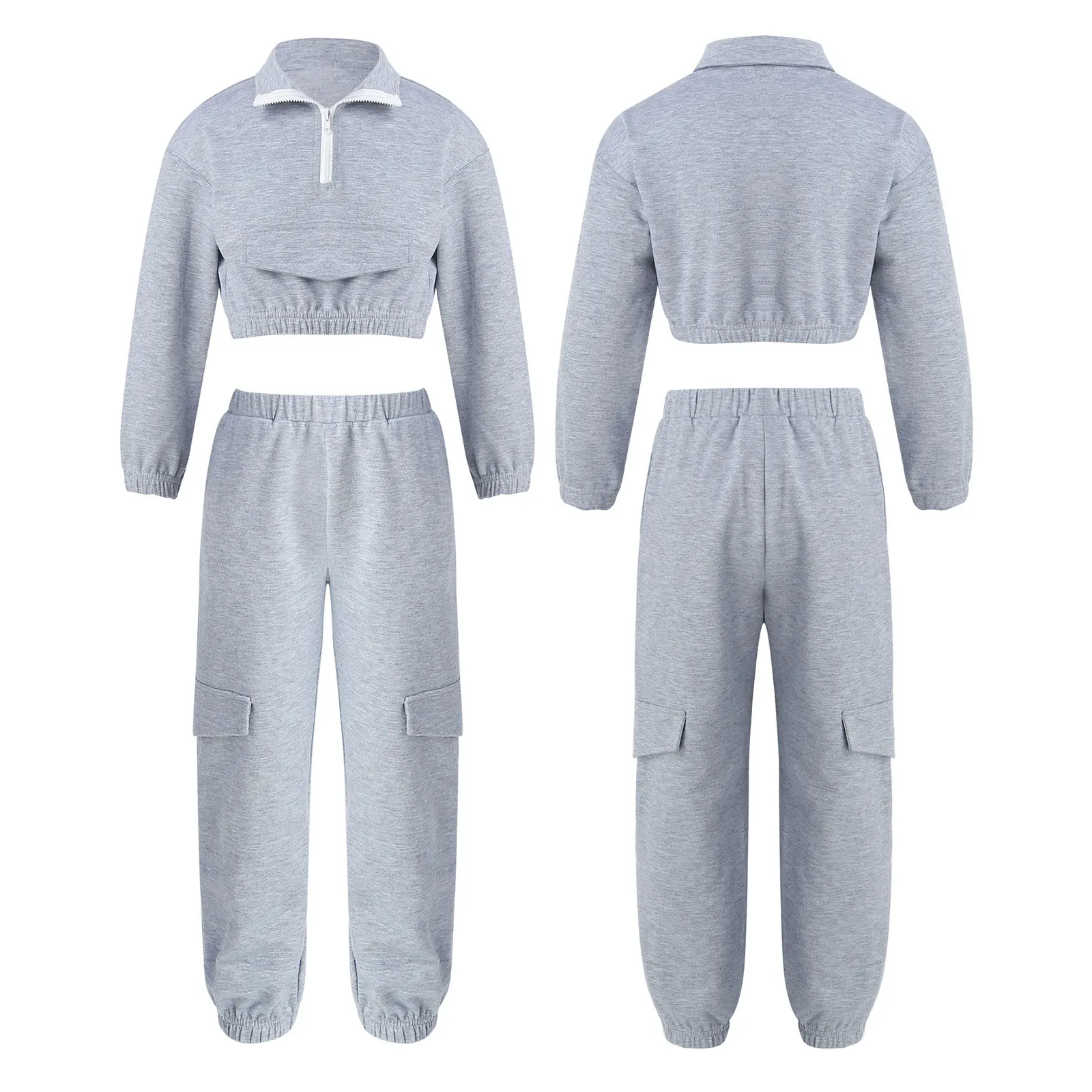 Kids Girls Tracksuits Sport Sets Workout Gym Fitness Outfits Long Sleeve Front Zipper Top Shirts Long Pants Outdoor Sportswear
Kids Girls Tracksuits Sport Sets Workout Gym Fitness Outfits Long Sleeve Front Zipper Top Shirts Long Pants Outdoor Sportswear