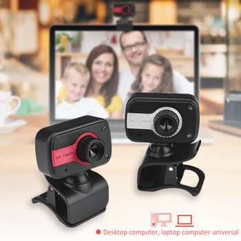 HD Web Cam With Mic Microphone Clip for PC Laptop Notebook Computer Rotate USB Webcam Stylish Rotate Camera
HD Web Cam With Mic Microphone Clip for PC Laptop Notebook Computer Rotate USB Webcam Stylish Rotate Camera