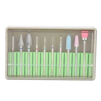10pcs Electric Nail Drill Bits Kit Manicure Pedicure Nail Polishing Machine Spare Parts Accessory Nail Drill Bit Set 
10pcs Electric Nail Drill Bits Kit Manicure Pedicure Nail Polishing Machine Spare Parts Accessory Nail Drill Bit Set