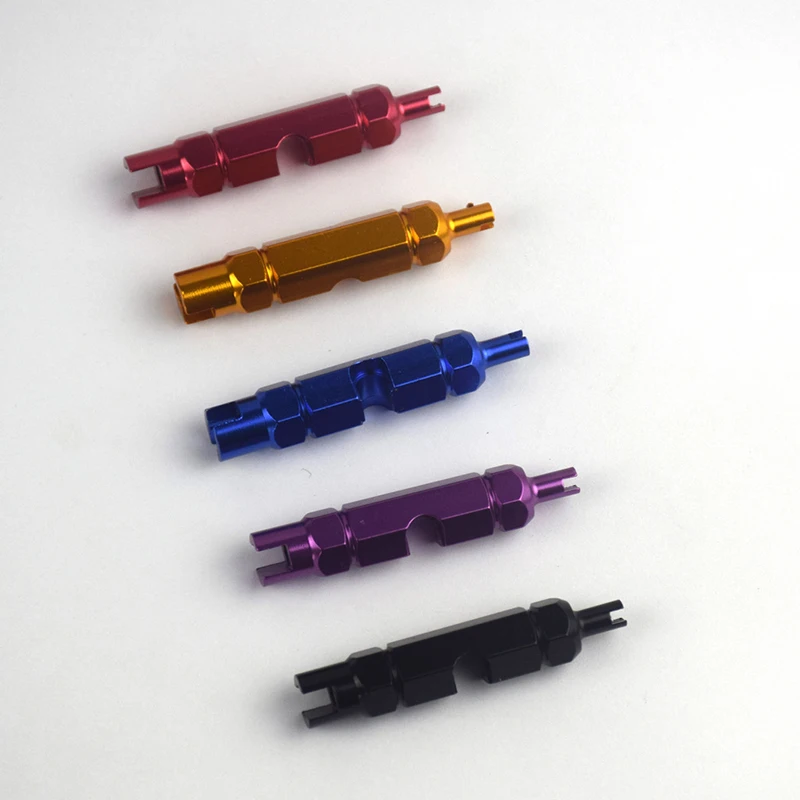 WINOMO Pneumatici valvola Core Remover rimozione strumento chiave 5 Valvola core per auto sostituzione pneumatico valvola staminali