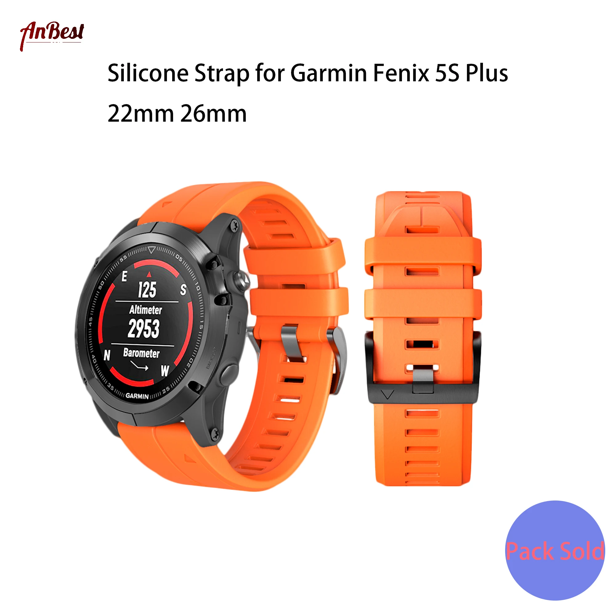 22mm 26nm Width Silicone Watch Strap for Garmin Fenix 5 5X Quick Fit Wristband Replacement Bracelet for Garmin Fenix 5 5X Plus
22mm 26nm Width Silicone Watch Strap for Garmin Fenix 5 5X Quick Fit Wristband Replacement Bracelet for Garmin Fenix 5 5X Plus