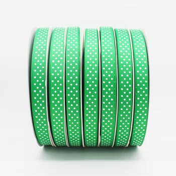 Wholesale Printed Grosgrain Ribbon 5/8" 16mm 5/8 Inch Green with White Polka Dots Wrap Tapes For DIY Decorations Accessories 
Wholesale Printed Grosgrain Ribbon 5/8" 16mm 5/8 Inch Green with White Polka Dots Wrap Tapes For DIY Decorations Accessories