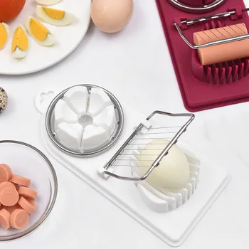 Plastic Japanese Multi-function Egg Cutter Egg Slice Divider Fancy Flap Cut Preserved Eggs
Plastic Japanese Multi-function Egg Cutter Egg Slice Divider Fancy Flap Cut Preserved Eggs
