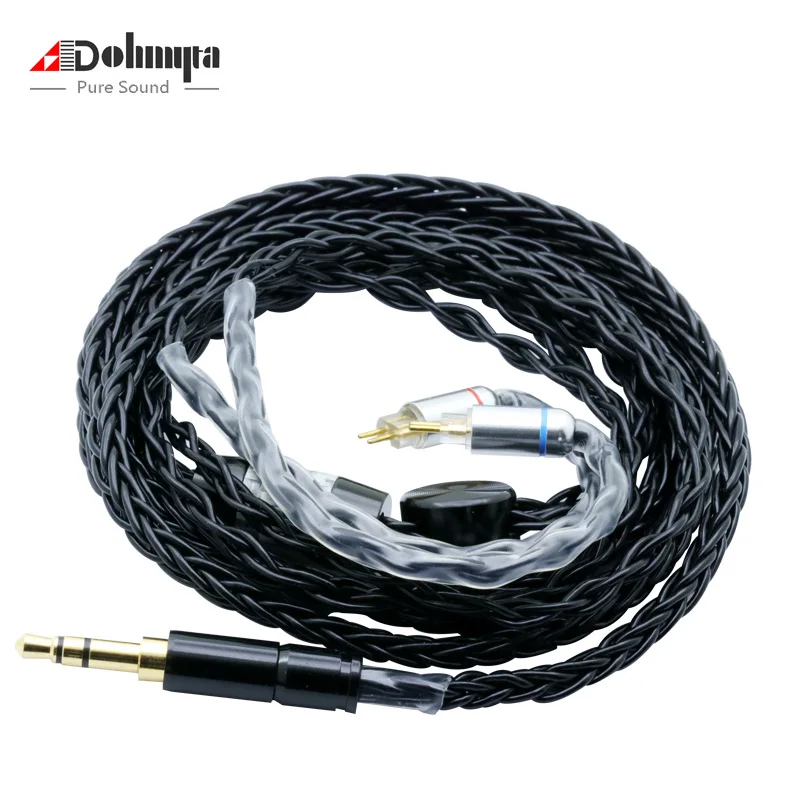 Newest Upgrade 8 Core Silver Plated Cable Jack 3.5mm MMCX 2Pin Connector Cable with Carbon Fiber Splitter Clip 
Newest Upgrade 8 Core Silver Plated Cable Jack 3.5mm MMCX 2Pin Connector Cable with Carbon Fiber Splitter Clip