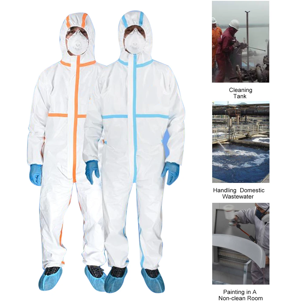 High Antibacterial Reusable Plastic Closures Isolation Suit Prevent Invasion of Virus Washable Protective Clothing DHL SHIPPING
High Antibacterial Reusable Plastic Closures Isolation Suit Prevent Invasion of Virus Washable Protective Clothing DHL SHIPPING