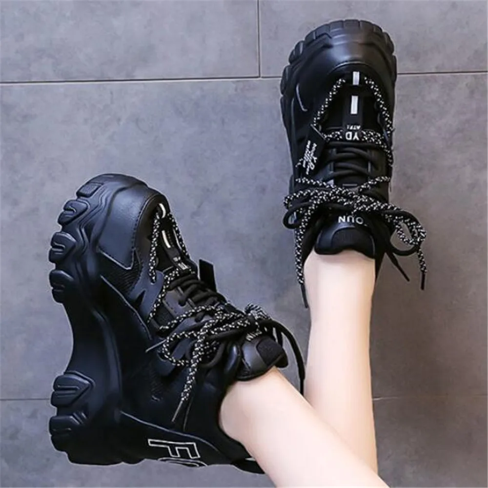 Newest Spring Fashion White Shoes Women Breathable Platform Casual Non Slip Sneakers Ladies High Top Wedges Zapatos Mujer Black
Newest Spring Fashion White Shoes Women Breathable Platform Casual Non Slip Sneakers Ladies High Top Wedges Zapatos Mujer Black