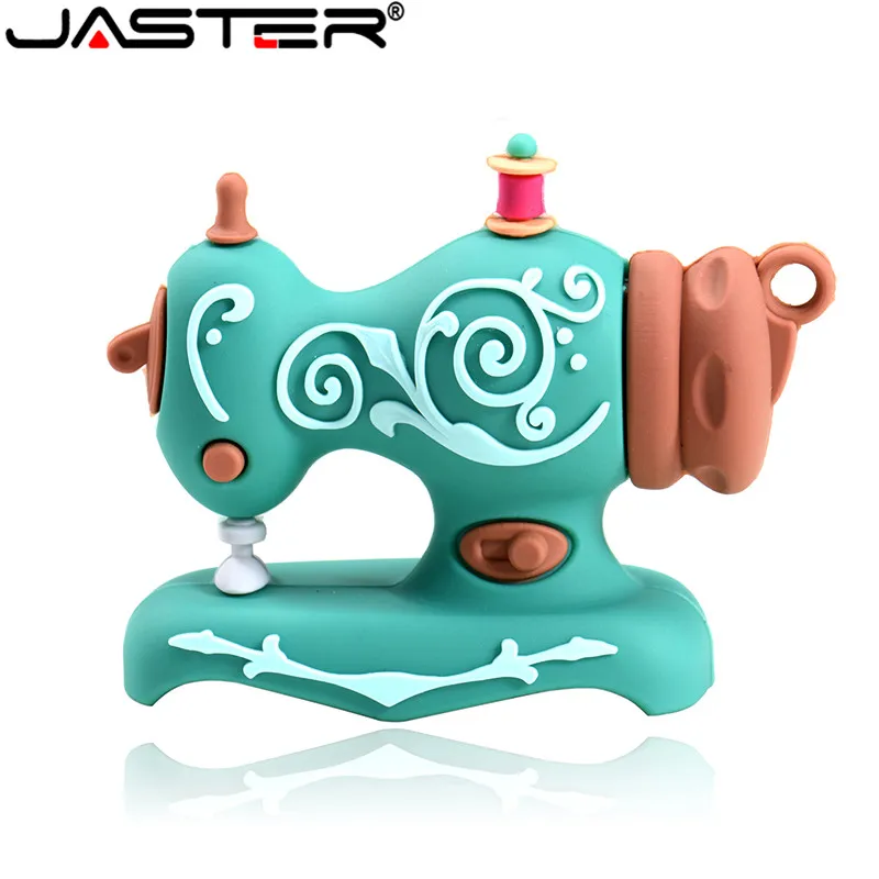 JASTER cartoon USB flash drive mini sewing machine pen drive memory stick 4GB 16G 32G 64G 128GB waterproof U disk Christmas gift
JASTER cartoon USB flash drive mini sewing machine pen drive memory stick 4GB 16G 32G 64G 128GB waterproof U disk Christmas gift