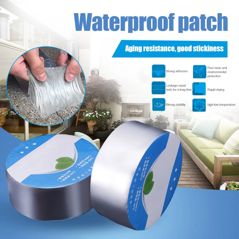 2019 Hot Waterproof Self-adhesive Tape Aluminum Butyl Foil Heat Shield for Roof Pipe Repairing LO88 #4
2019 Hot Waterproof Self-adhesive Tape Aluminum Butyl Foil Heat Shield for Roof Pipe Repairing LO88 #4